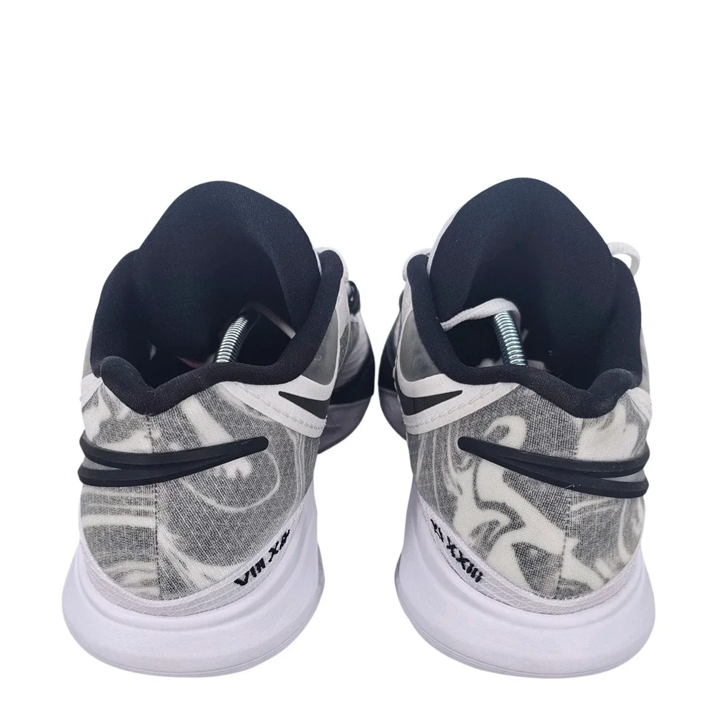 Nike Kyrie Low 5 White Black Wolf Grey Men's 13 DJ6017‑101 Basketball Shoes NWOT
